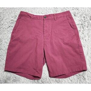 Bonobos Shorts‎ Mens 30 Athletic Fit Purple Stretch Chino Casual Cotton Spandex
